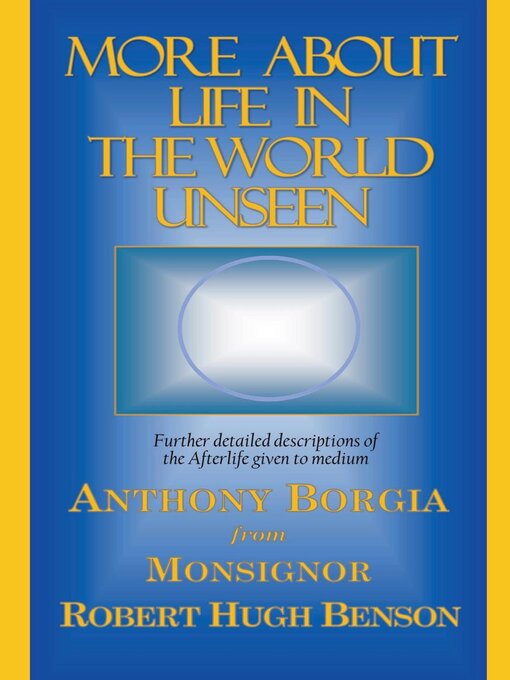 Cover image for More About Life in the World Unseen
